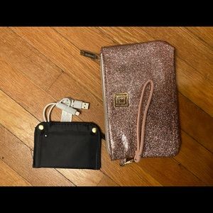 Liz Claiborne Wristlet with charger